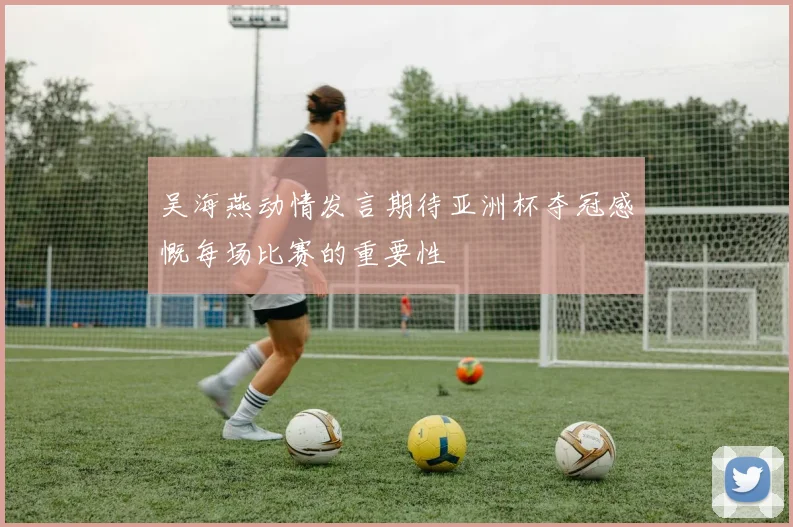 吴海燕动情发言期待亚洲杯夺冠感慨每场比赛的重要性