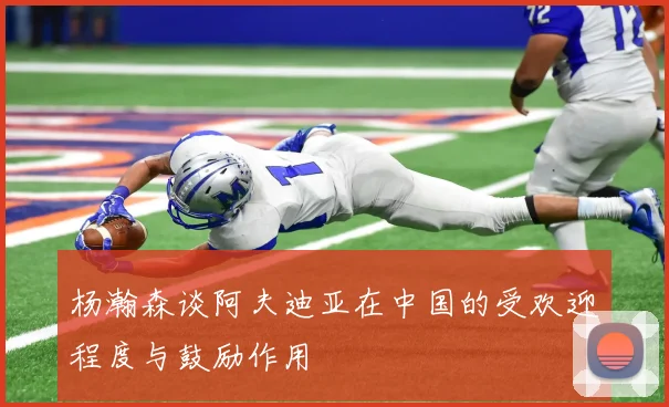 杨瀚森谈阿夫迪亚在中国的受欢迎程度与鼓励作用